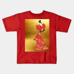 Dressed in Dragon Kids T-Shirt